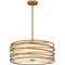 Quoizel Spiral Pendant 3 Lights Light Gold SPL2820LG - alternate 1